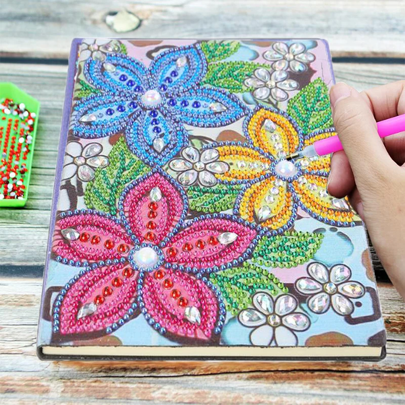 Блокнот для алмазной вышивки 5D &quotсделай сам&quot цветы специальной формы вышивка
