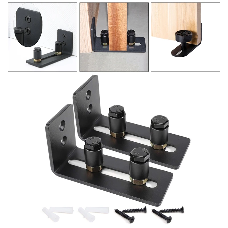 Направляющая напольная для раздвижных дверей сарая 2 шт. система настенного