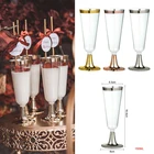 Бокал для красного вина, 6 шт.компл., 150 мл, одноразовый, пластиковый, бокал для шампанского es чаша для коктейля, для свадебной вечеринки