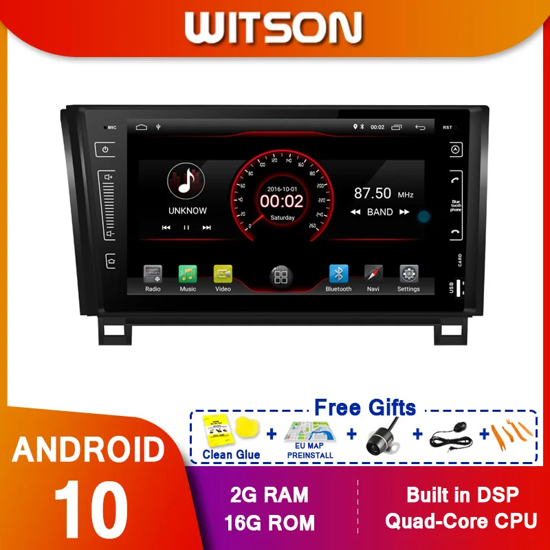 WITSON 9 &quotFULL HD сенсорный экран Android 10 0 Восьмиядерный Автомобильный GPS