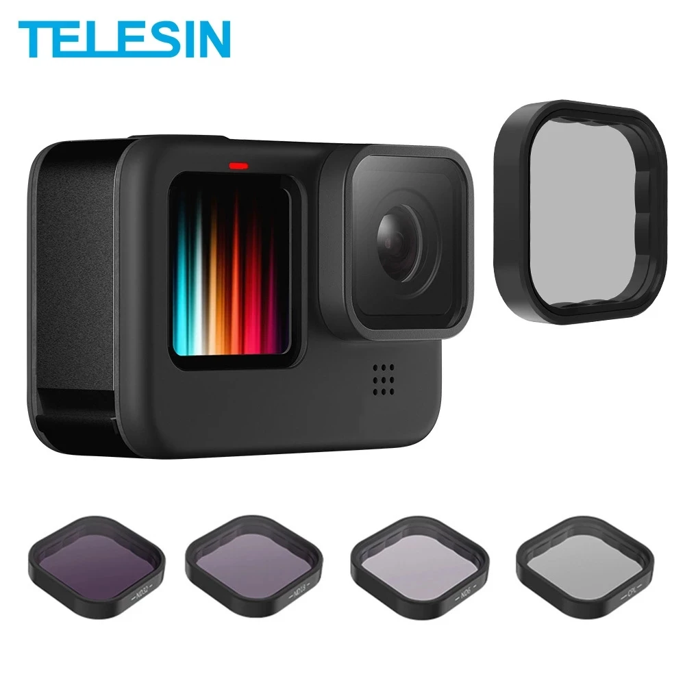 

Комплект фильтров TELESIN ND8 ND16 ND32 CPL для объектива с рамкой из алюминиевого сплава для детской черной экшн-камеры ND CPL аксессуары для объектива