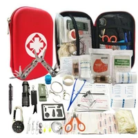 emergency survival kit set 80 in 1 camping travel multifunction first aid kit sos edc supplies tactical for hiking hunting