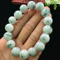 natural jade a bracelets gemstone crystal stretch round beads stone 13 5mm women men bracelets jewelry aaaaa