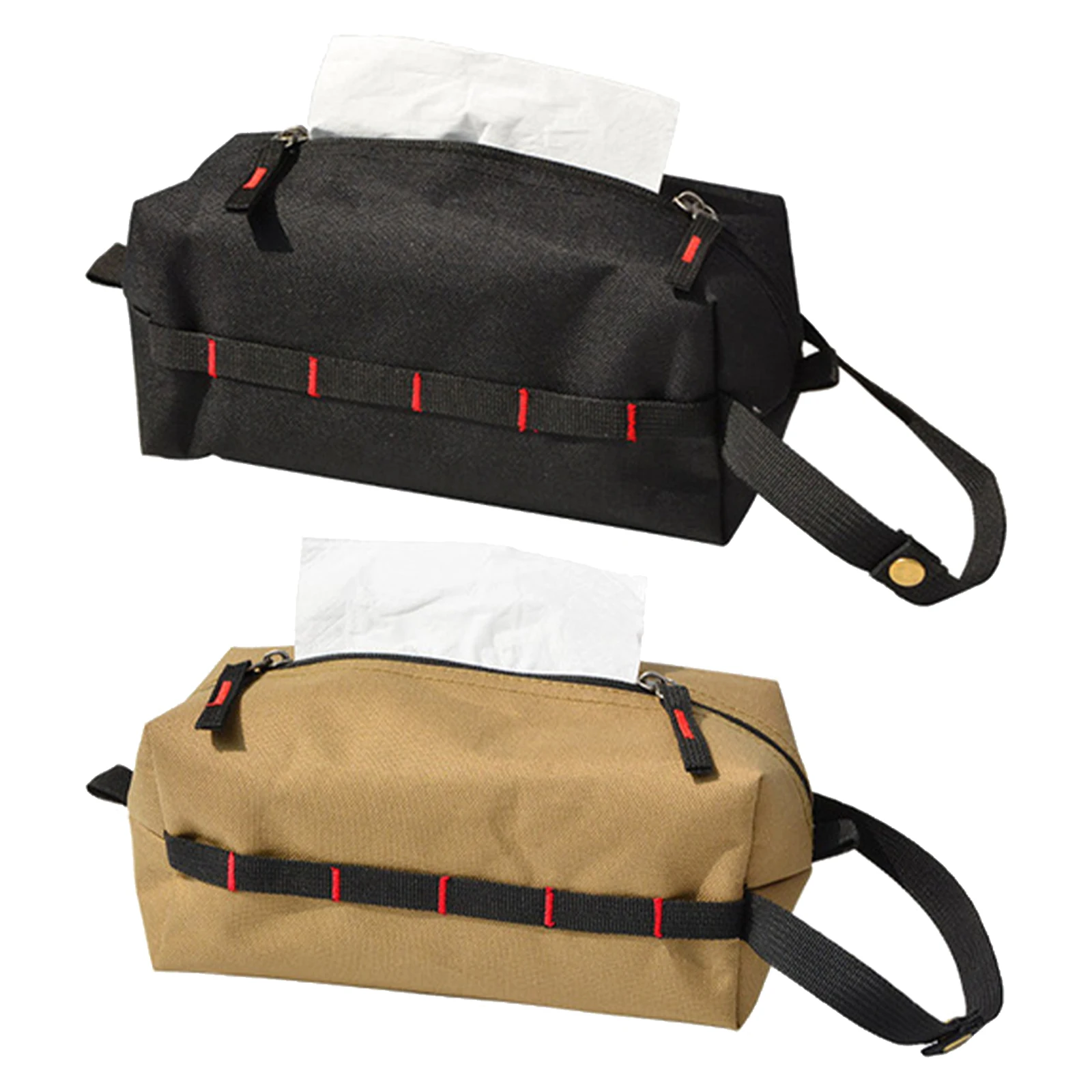 

Tissue Case Waterproof Oxford Cloth Napkin Paper Case Facial Tissue Dispenser Box Holder Storage Bag for Outdoor Camping Hiking