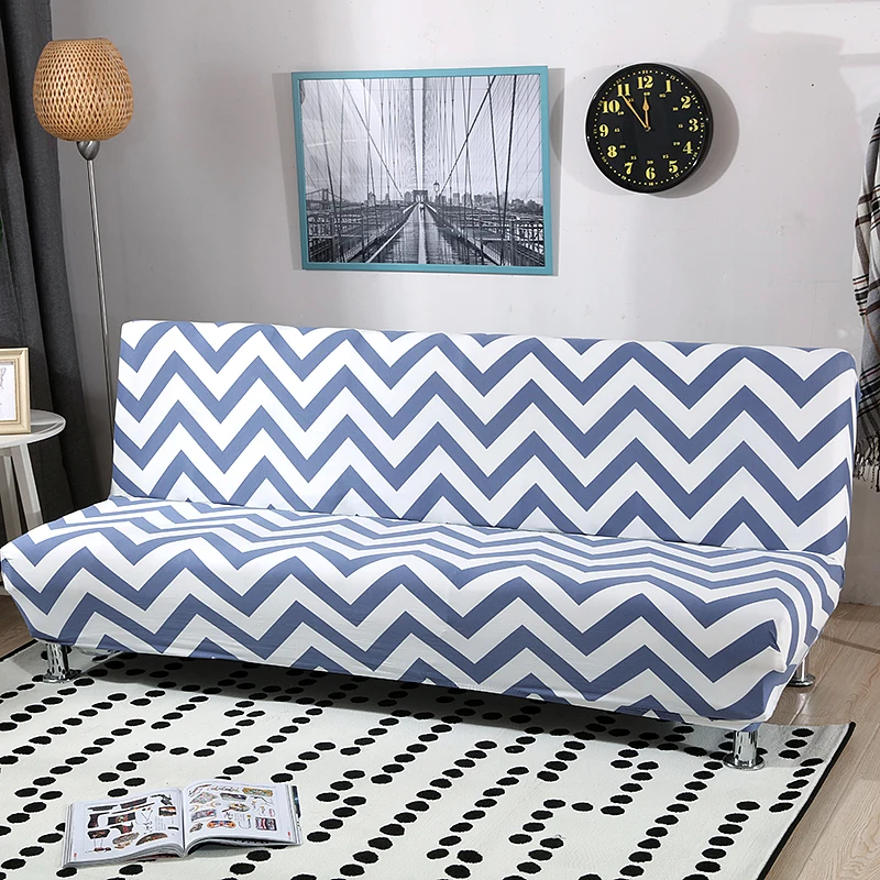 Полноразмерный складной чехол для дивана покрывало кровати без подлокотников