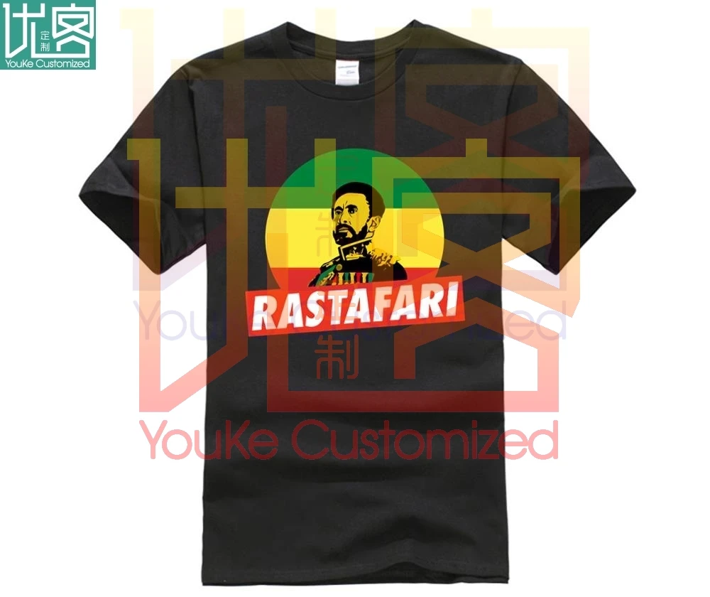 Мужская и женская рубашка Haile Selassie Emperor Эфиопия Джа растафари футболка | одежда