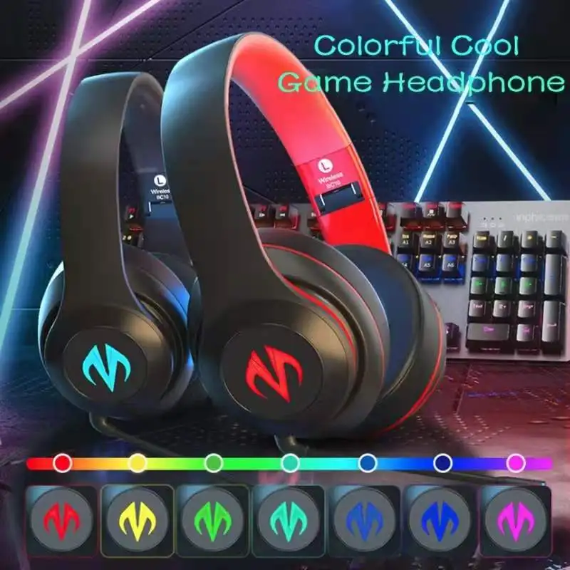 Profissional jogos fone de ouvido bluetooth sem