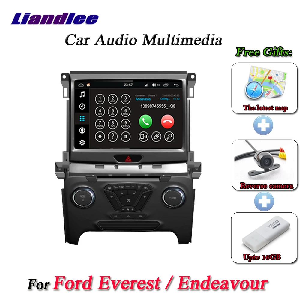 

Liandlee Car Android System For Ford Everest / Endeavour Radio Viedo BT GPS Navi MAP Navigation Screen Multimedia NO DVD Player