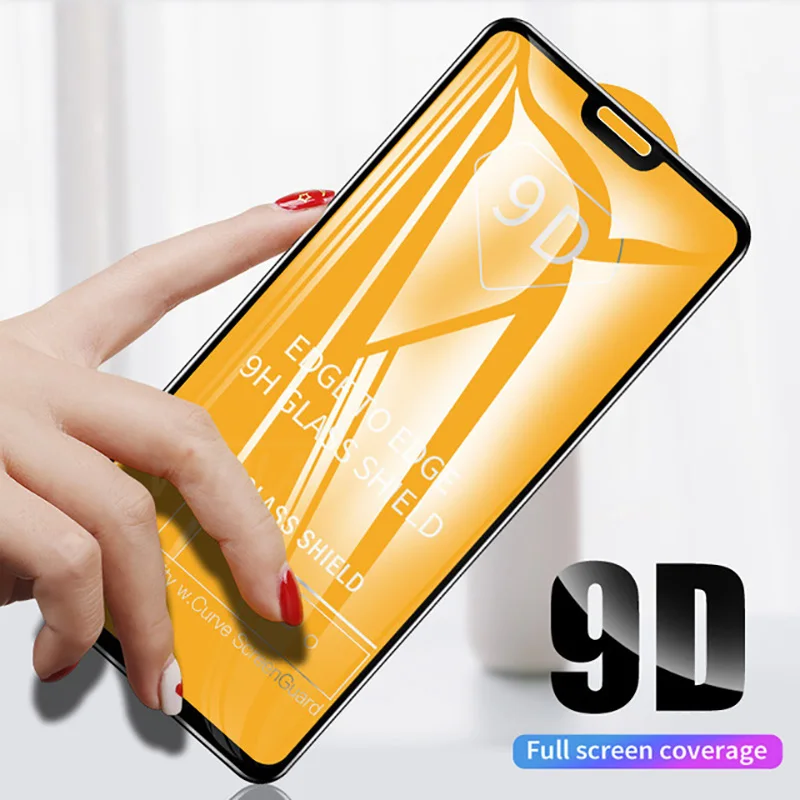Защитное стекло 9D для Huawei Honor 8c 8s 8x Y5 2019 8 a c x Class | Мобильные телефоны и аксессуары