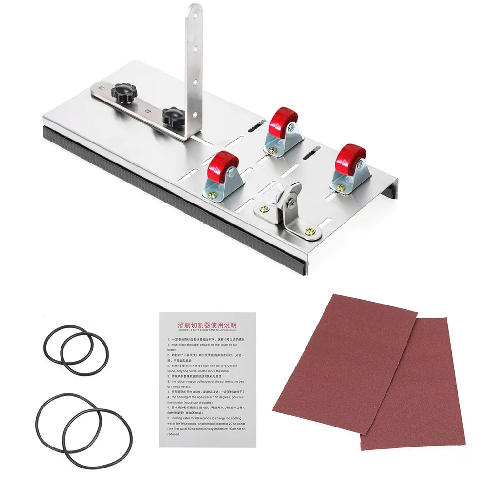 Нержавеющая сталь стеклянная бутылка резак для DIY проектов ремесла Вина Пива