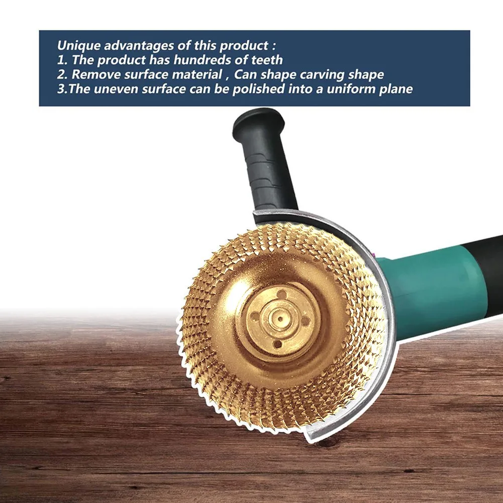 

Wood Curved Grinding Disc Gold Grinder Grinding Disk Tungsten Carbide Wheel Disc