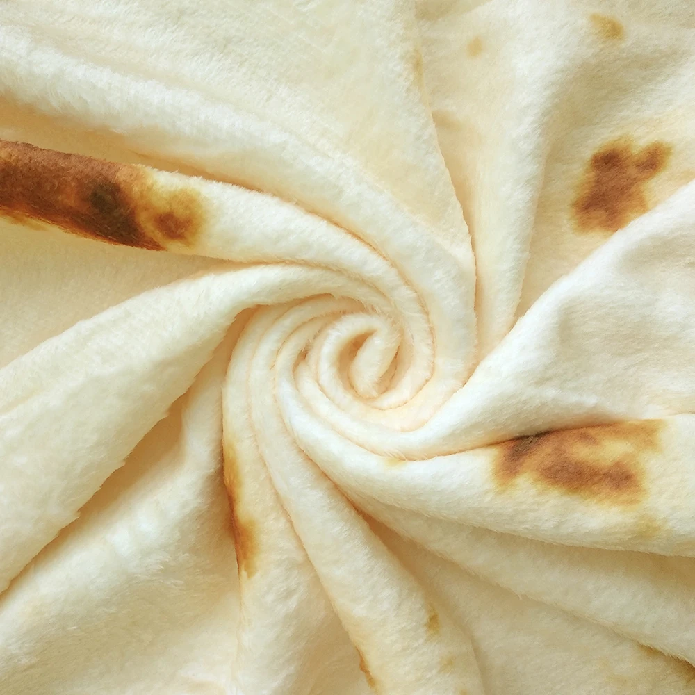 Покрывало мексиканское Burrito мягкая кукурузная Тортилла пледы для дивана кушетка