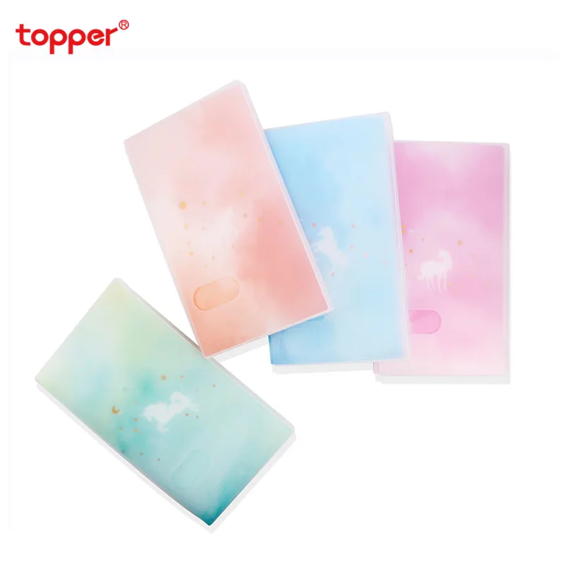 1 шт. держатель для ID карты с 96 слотами симпатичная книга карт большой вместимости