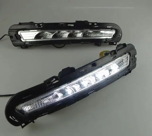 DRL для Ford Mondeo Fusion 2011 2012 2013 светодиодные дневные ходовые огни Противотуманные фары