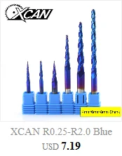 XCAN 10 шт. 45/60/90 градусов PCB V Форма гравировочные биты 3D фрезерный станок с ЧПУ Бит 3,175 мм хвостовик резьба PCB Фрезерный инструмент