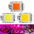 Светодиодный 50 Вт COB Чип лампы AC110V 220 В интегрированная Smart IC драйвер 3000K 3500K 5000K 6500K холодный теплый полный спектр белого светильник сделай сам