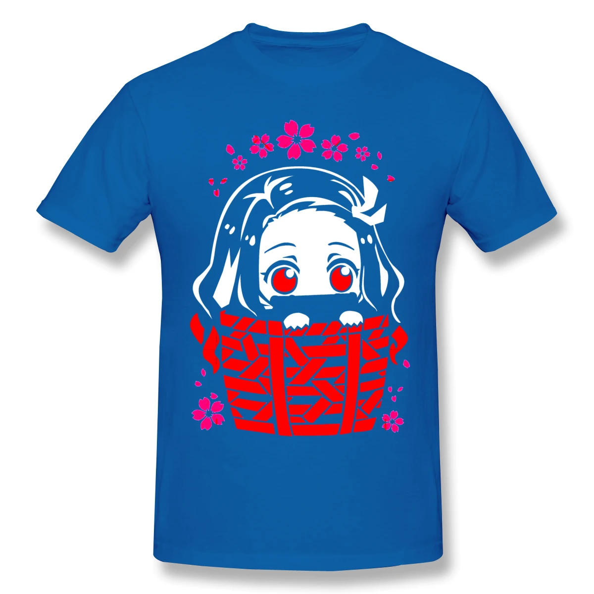 

Kimetsu no Yaiba T Shirt Red T-Shirt Nezuko Kamado - Kimetsu No Yaiba Men Fashion Short Sleeve