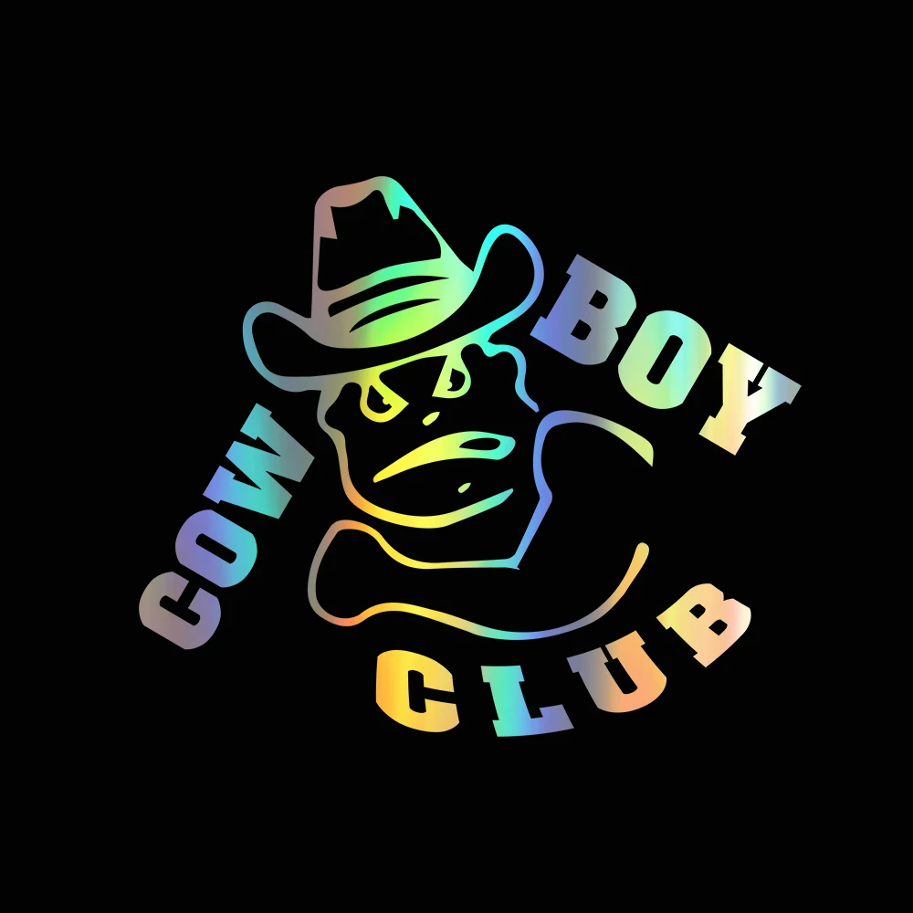 Автомобильная наклейка с изображением ковбойского клуба смешные цитаты стикер