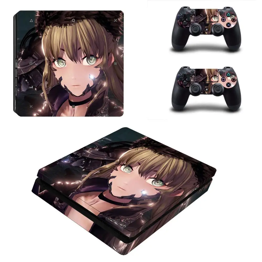 Виниловая наклейка с кодовым рисунком для PS4 Slim Skin Playstation 4 DualShock консоль и