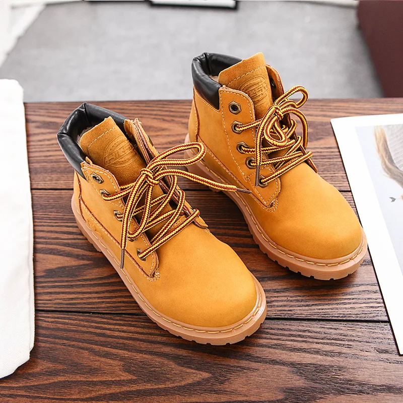 

Casual Shoes 2021 new Kids boots leather high quality Walking Shoes Outdoor