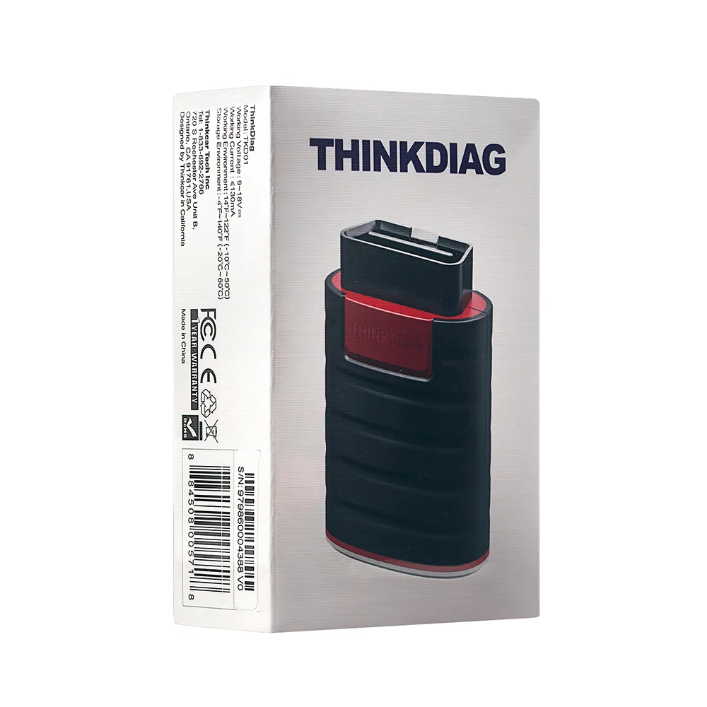 Диагностический сканер ошибок THINKDIAG OBD2 16 видов функций сброса|Диагностические