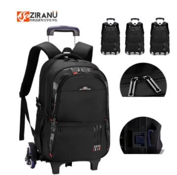 Школьная сумка на колесиках ZIRANYU, школьные рюкзаки для мальчиков, дорожная сумка на колесиках, школьный рюкзак на колесиках