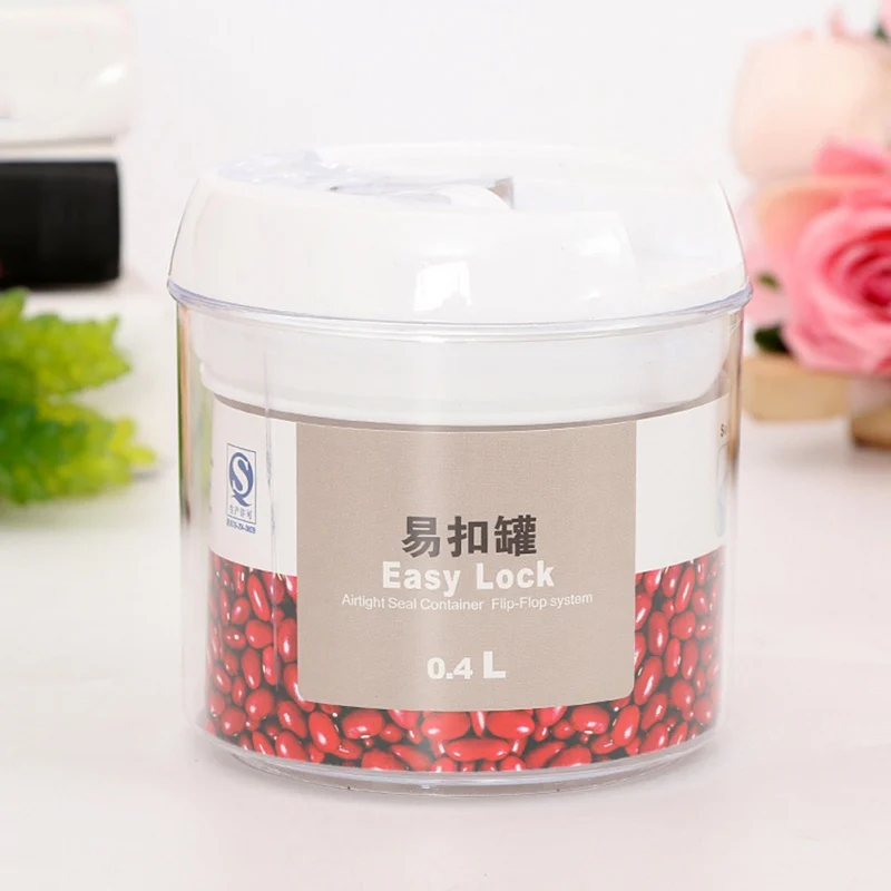 

1.2L Kitchen Storage Cans Food storage container Acrylic kitchen storage box multigrain storage jar transparent sealed bottle