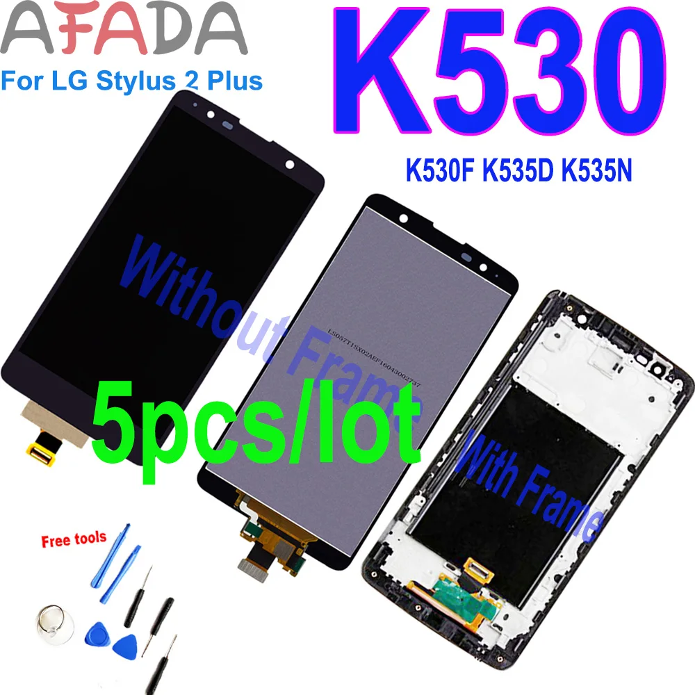 5 7 'ЖК дисплей для LG Stylus 2 Plus K530 K530F K535D K535N сенсорный экран дигитайзер в сборе с
