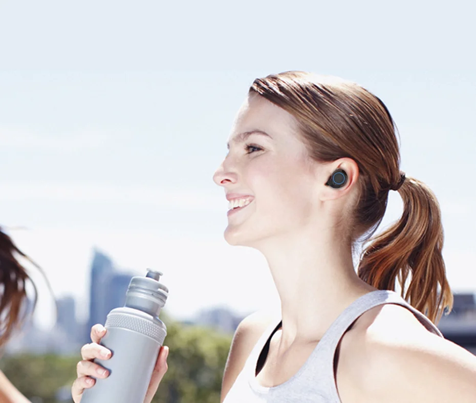TWS Bluetooth 5,0, беспроводные наушники, портативные, мини наушники, Hi-Fi, стерео, спортивные наушники, IP5, водонепроницаемая гарнитура, для всех
