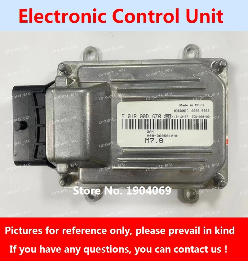 

Электронный блок управления F01R00DGZ0/F01RB0DGZ0 H09-3605010AH M7 ECU F01R00DC18 S12-3605010BM F01RB0DC18 для Chery Karry Youjin