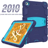 fall protection full body coverfor ipad 7 9mini 5 a2133a2124a2125 tablet fashion cover three layer hybrid hard plastic case