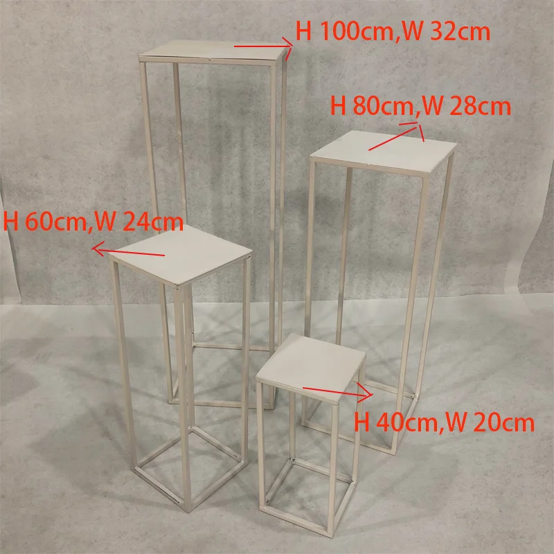 4 шт./компл. кованая железная подставка свадебные реквизиты искусственные цветы