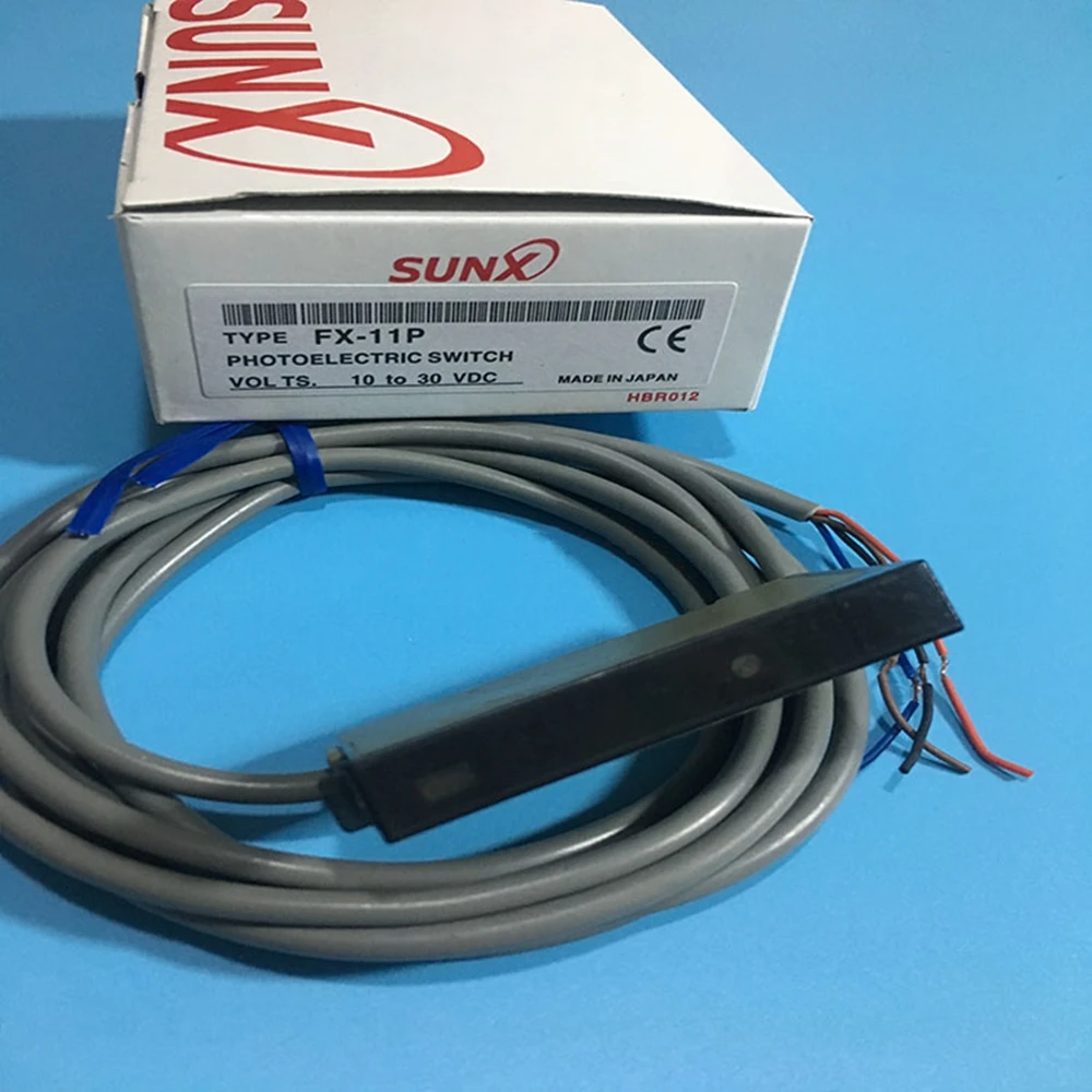 

Analog voltage output FX-11A thin button fiber amplifier