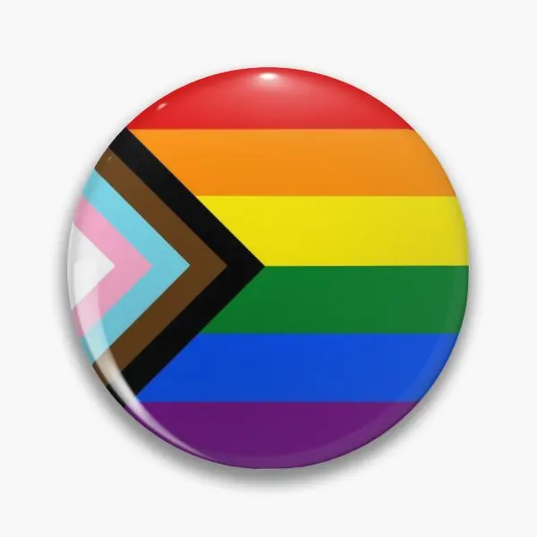 

Progress Flag Customizable Soft Button Pin Cartoon Brooch Gift Hat Cute Lover Funny Metal Fashion Collar Lapel Pin Women