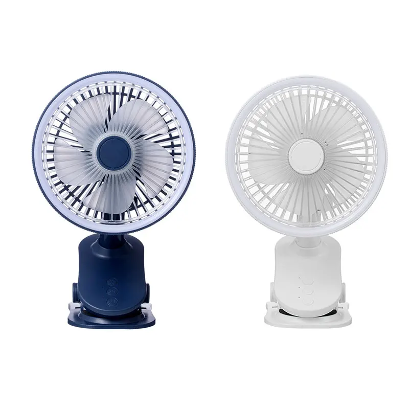 

Portable USB Table Fan Clip-On Type Rechargeable Mini Desk Fan 360 Degree Rotation Adjustable Clip-On Fan