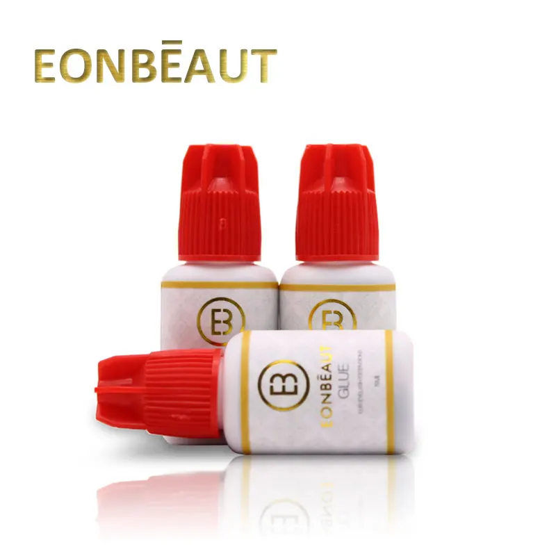 Клей для ресниц EONBEAUT 2 бутылки 1 сек быстро сохнет держится 6 7 недель 5 мл клей