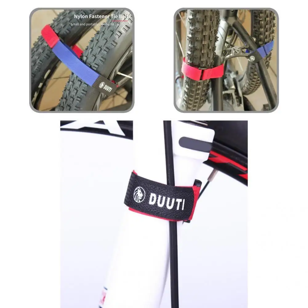 

Pump Tie Straps Convenient Universal Lightweight Wearproof Adhesive Bike Tie Straps
