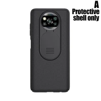 for xiaomi poco x3 nfc poco x3 proslide cover camera lens protection slim back case slide protect cover cam back cover