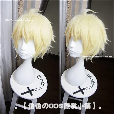 Only Wig Горячая аниме Серафим конца косплей костюм Owari no Seraph Mikaela Hyakuya косплей костюм высокое качество парик Униформа полный комплект - Цвет: Only Wig