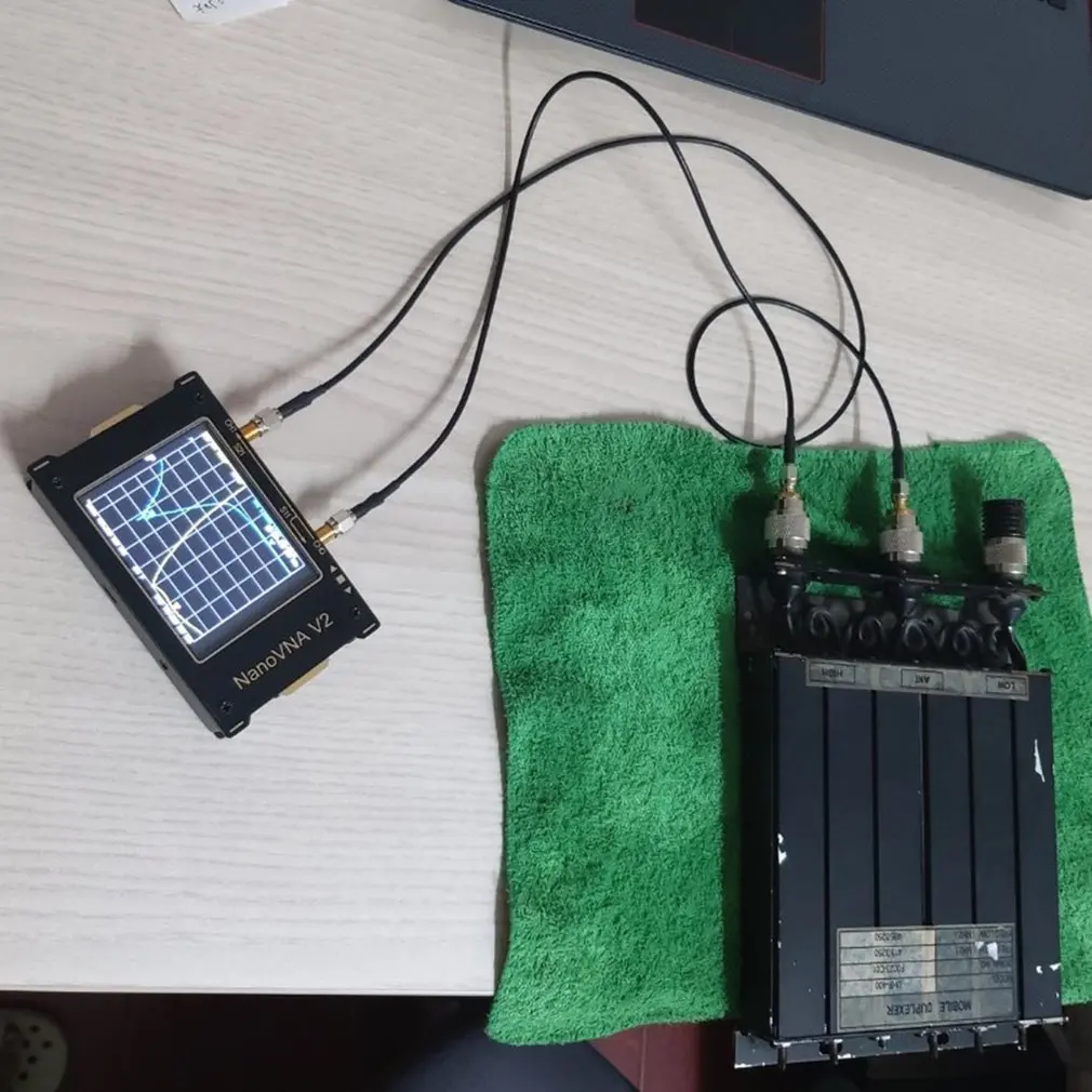 

3G vector network analyzer S-A-A-2 Nano VNA V2 antenna short wave MF HF VHF UHF 3.2inch USB Logic Antenna Analyzer Standing wave