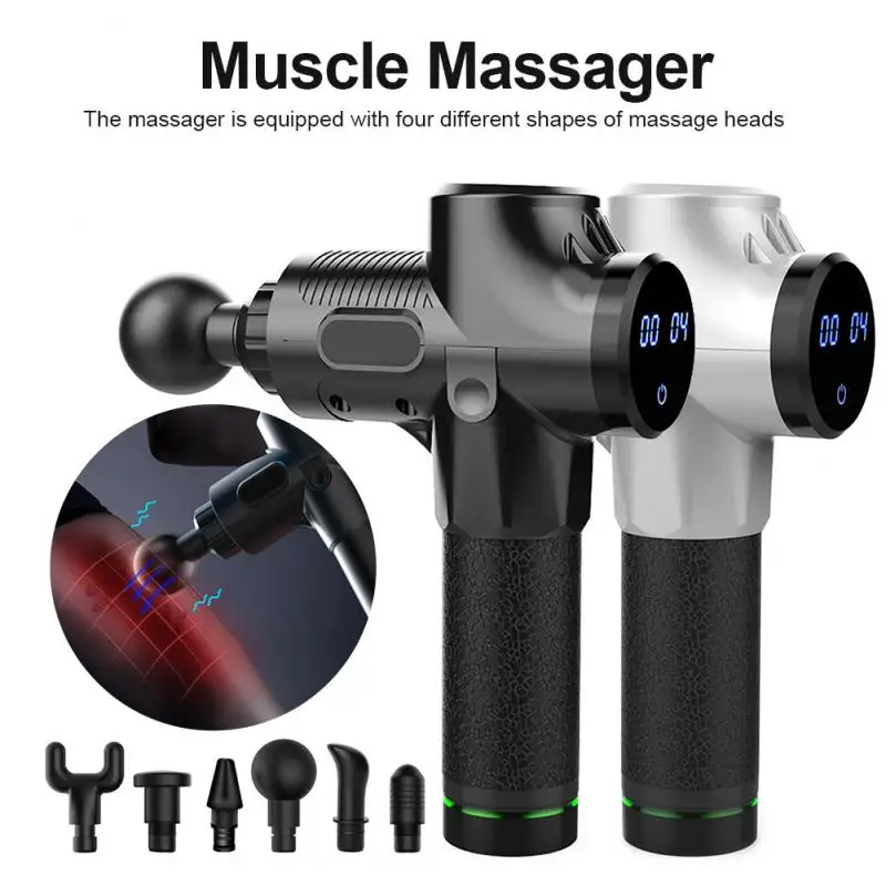 DHL shipping High frequency Massage gun muscle relax body relaxation Electric massager with portable bag for fitness Phoenix A2