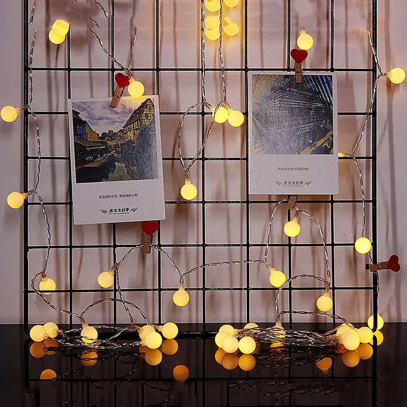 Гирлянда светодиодная водонепроницаемая 10 м 100 светодиодов на батарейках | Лампы