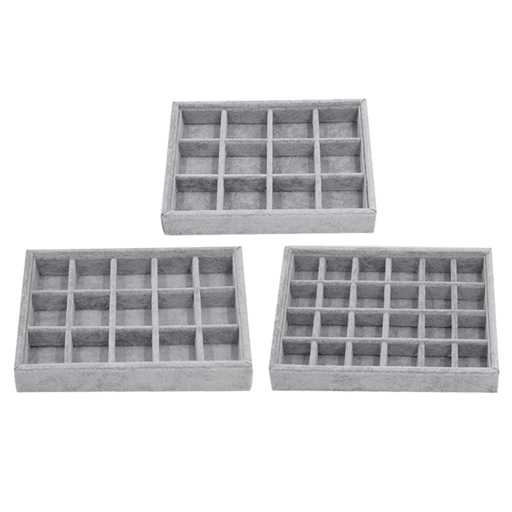 

12/15/24 Gird Jewelry Tray Drawer Insert Display Show Case Organizer f/ Bracelet