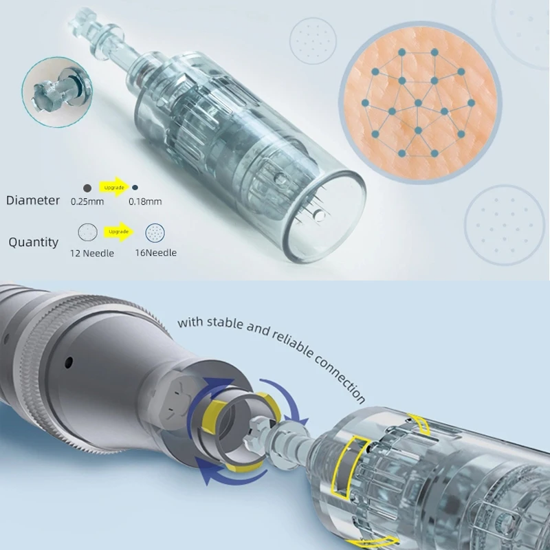 Wireless Derma Pen Dr.Pen M8 Ultima M8-W Digital Display 6 levels Advanced Microneedling System of Rechargeable Skin Care Kit | Красота и