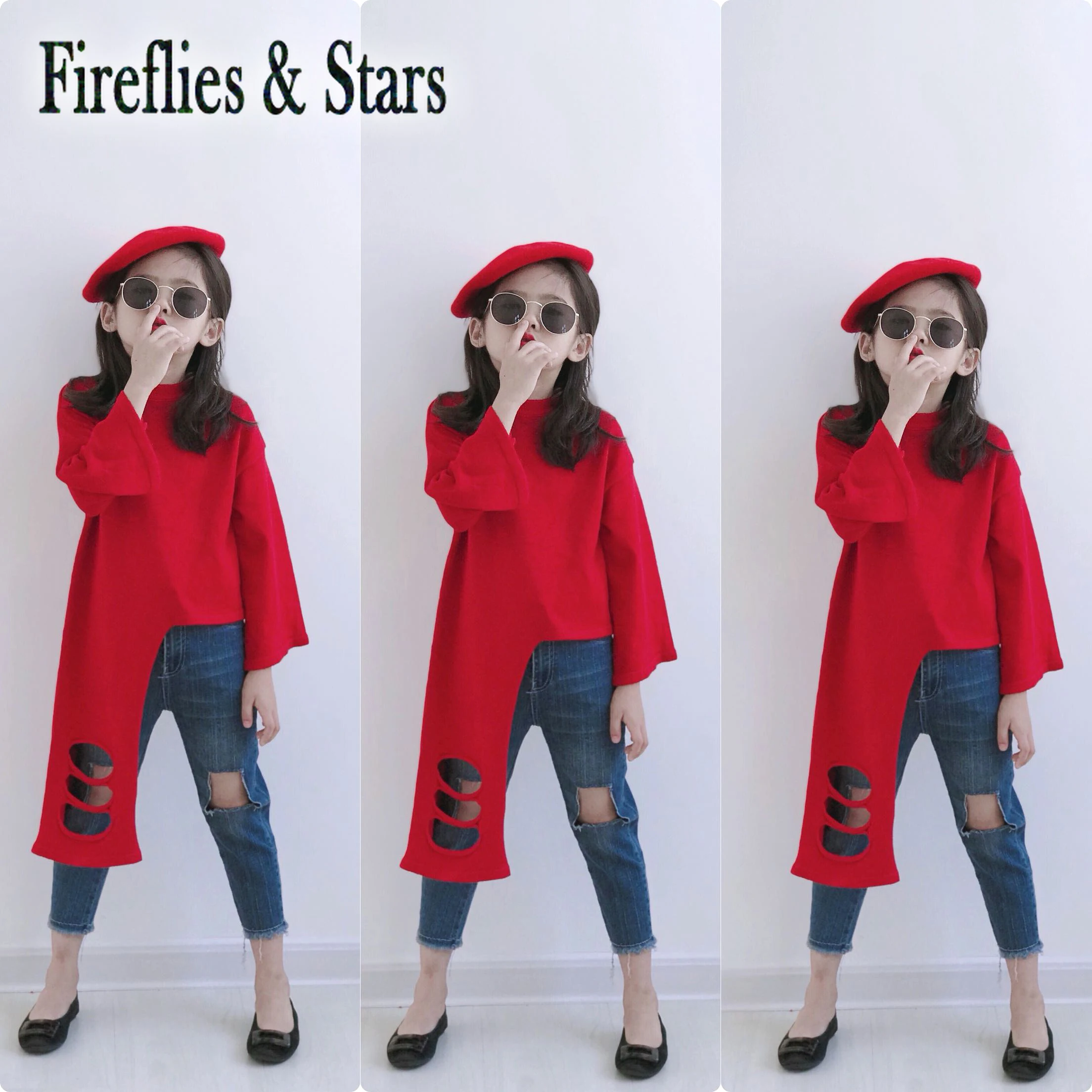 Весенне осенний вязаный свитер для девочек детские топы Детская вязаная