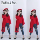 Свитер детский трикотажный, с вырезами, на Возраст 4-14 лет