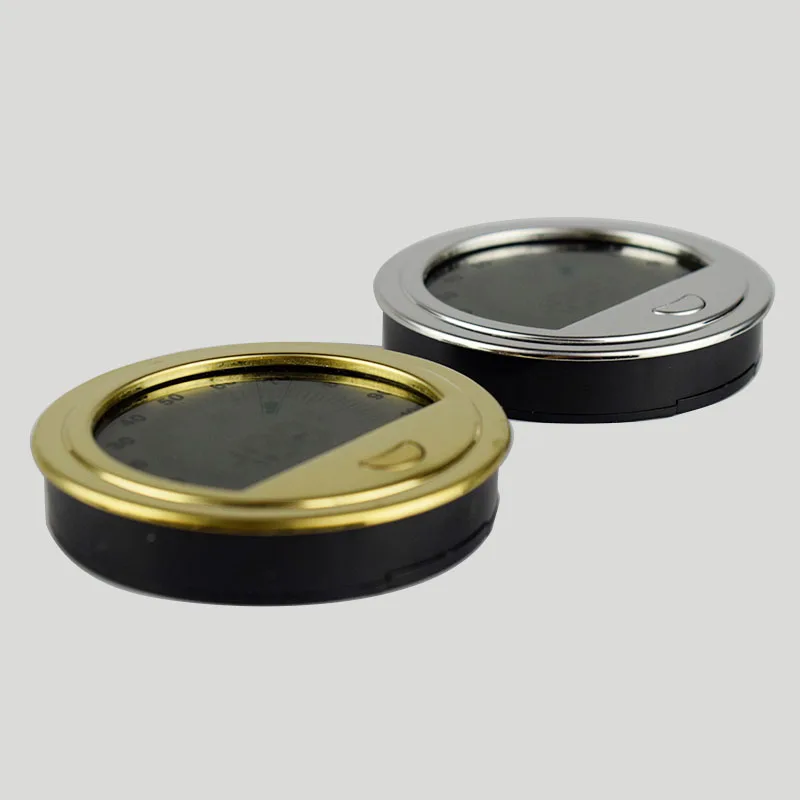 Мини гигрометр для сигары круглый цифровой гигрометр|hygrometer digital|hygrometer cigarhygrometer