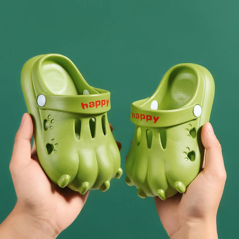 

Funny Cat Paw Children Sandals Super Light Soft Sole Kid Clogs Summer Comfort Non-slip Outdoor Beach Sandals Girls Boys Shoes