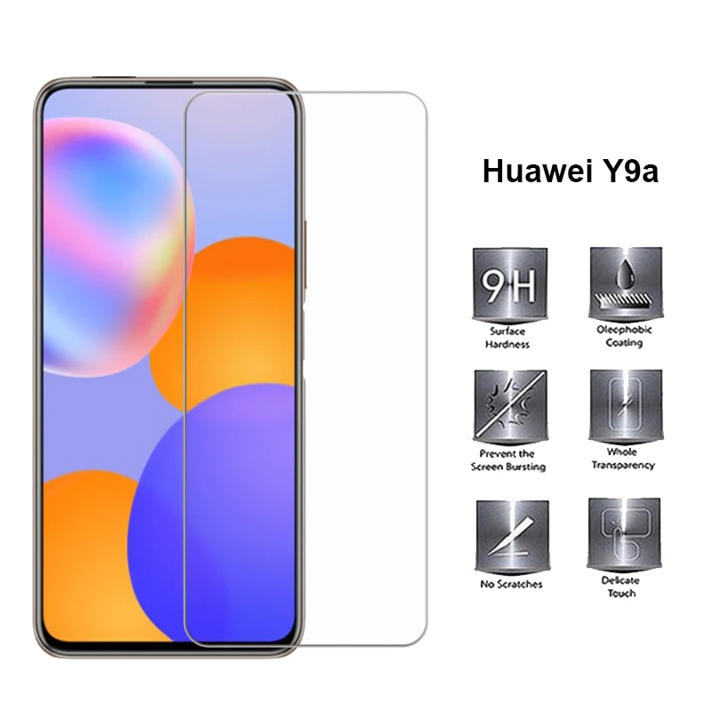 

Защитное стекло для Huawei Y9A Y9 A Y 9A закаленное стекло для защиты экрана на Hawei Huwei Hauwei Huawey Y9A FRL-L22 FRL-L23 Vidro