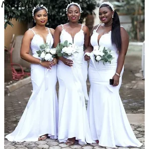 Bridesmaid Dresses Spaghetti Straps Spandex Satin Mermaid Bridesmaid Dresses With Zipper Back Wedding Party Bridemaid Gowns Bridesmaid Dresses Spaghetti Straps Spandex Satin Mermaid Bridesmaid Dresses With Zipper Back Wedding Party Bridemaid Gowns